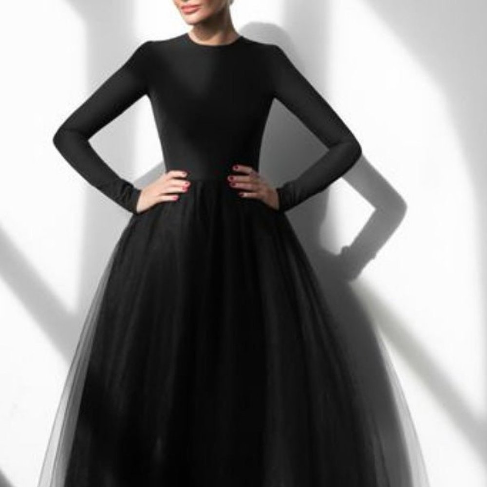 Black Tulle Dress